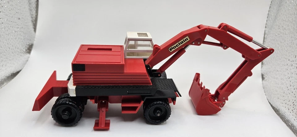 Excavadora Poclain LY 2P Modelo De Colección Bourbon France Telex 36126 Juguete Raro Foto 2 de 4