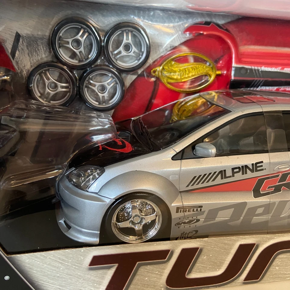 Honda Civic Si Hot Wheels Tunerz escala 1:18 | Greddy Alpine personalizado | Caja sellada Foto 3 de 4