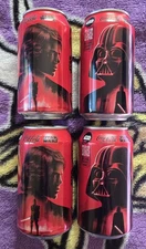 2025 Coke Zero Star Wars Anakin Skywalker Darth Vader LE Unopened Cans (2) Lot