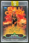 Jalen Rose 2025-26 Topps Three Full Court Signs Auto Pacers /49