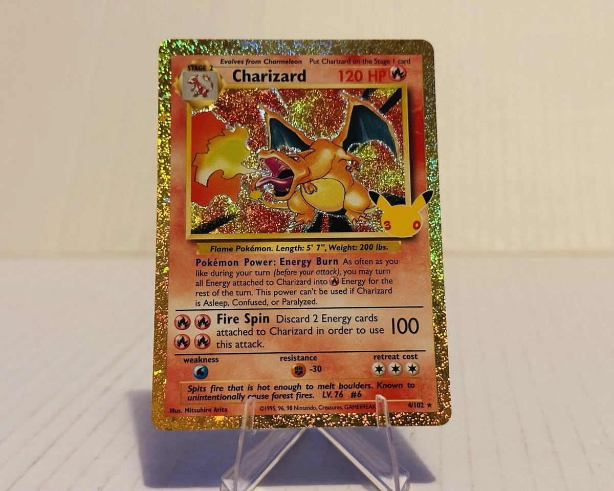 激レア　メタルリザードン　ポケモンカード Charizard HP ホロカード Charizard Pokémon TCG Holo Rare Individual Collectible Card Game