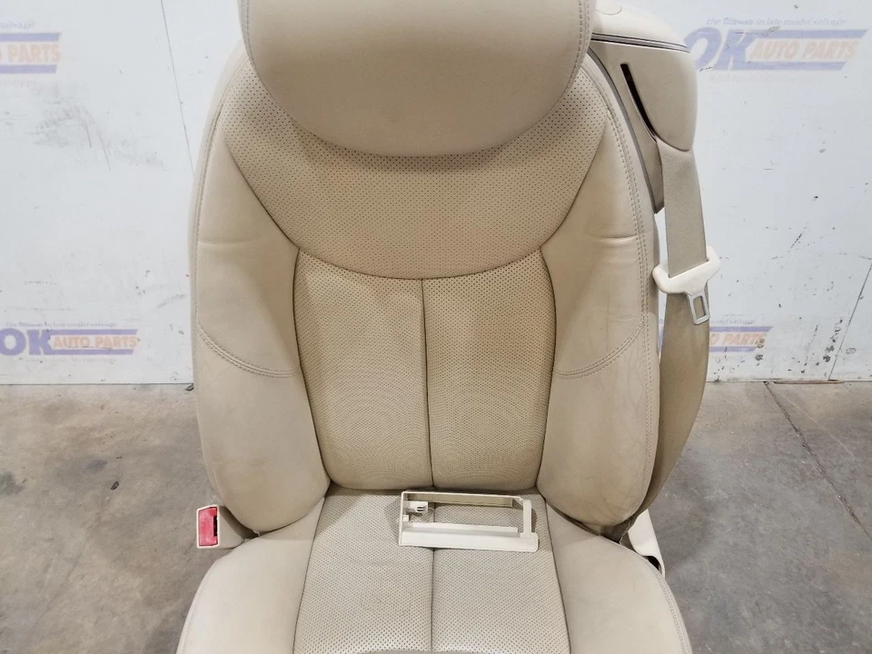 08 2008 MERCEDES-BENZ SL550 FRONT BUCKET SEAT BEIGE LEATHER LEFT DRIVER - Imagem 3 de 4