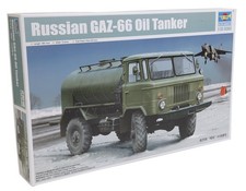 Trumpeter 1/35 Gaz-66 Fuel Tanker Truck Plastic Model