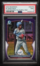 2023 Bowman Chrome Prospects Purple Refractor Mairoshendrick Martinus PSA 9 0i76