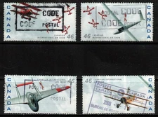 CANADA USED - SCOTT 1807a/d - CANADIAN INTERNATIONAL AIR SHOW - 1999