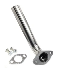 NEW 2-Bolt Wastegate SS Dump Tube For 38MM 35MM Pipe Actuator Turbo Dump