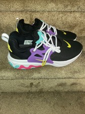 react presto black/dynamic yellow/aurora green