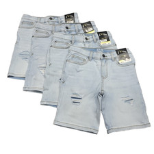 Art Class Set of 4 Boys Destructed Bermuda Jean Shorts Size Medium 8 Blue