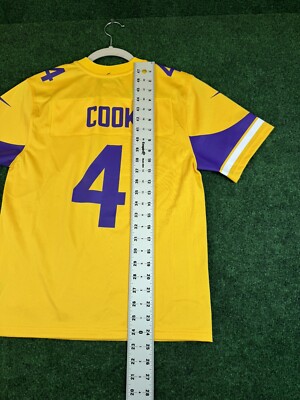 Youth Minnesota Vikings Dalvin Cook Nike Gold Team Inverted Game