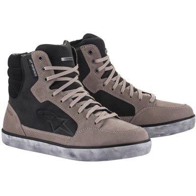 Alpinestars J-6 WP Size 13 Motorcycle Shoes Waterproof Sneaker Black-Flint-White