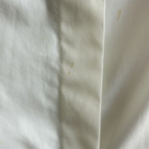 Akris Punto Ivory Button Front Shirt with Inset Mesh Panels Size 4 - Picture 5 of 10