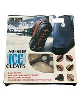 Ice Snow Anti Slip Spikes Grips Grippers Crampons Cleats For Hike Shoes Boot L
