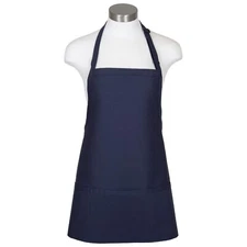 FAME FABRICS 18151 Apron,3-Pocket Bib,F10,Navy