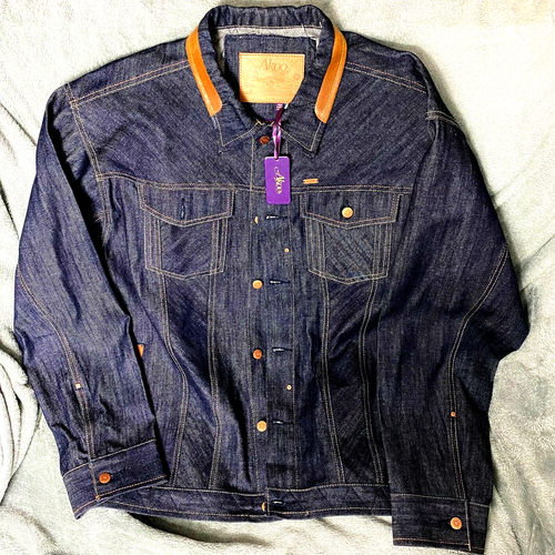 AKOO MENS DENIM JACKET Size 3XL 100 