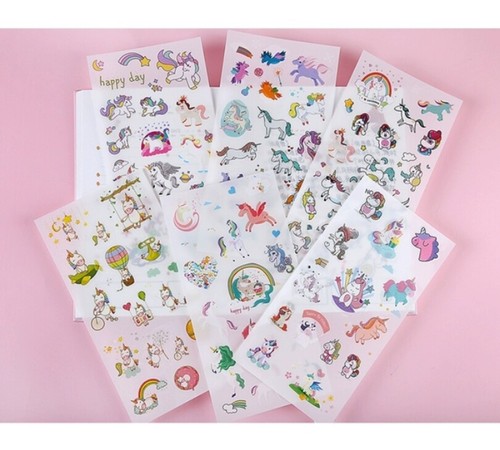 Unicorn Washi Stickers 6 sheets ST359 - Picture 6 of 11