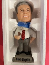 Newt Gingrich Bobblehead NIB #1698 of 3,000 Circa 1996 COA Included Sam Inc.