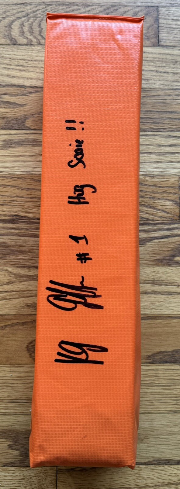 Kj Jefferson Autographed Signed University Of Central Florida UCF AUTHENTIC NFL PYLON ARKANSAS 