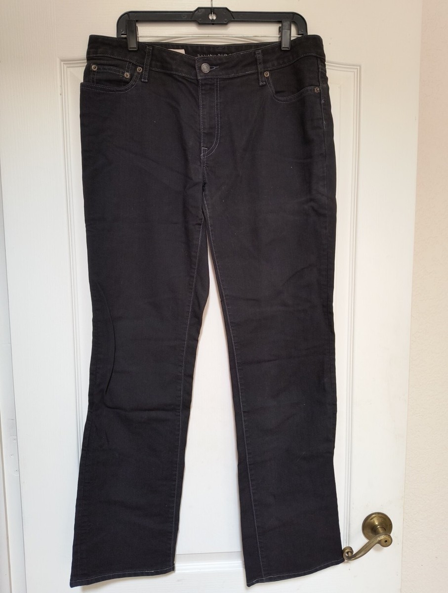 Jean Denim Foncé Banana Republic Taille 12R - Coupe Straight Leg, Stretch, Très Bon état Occasion