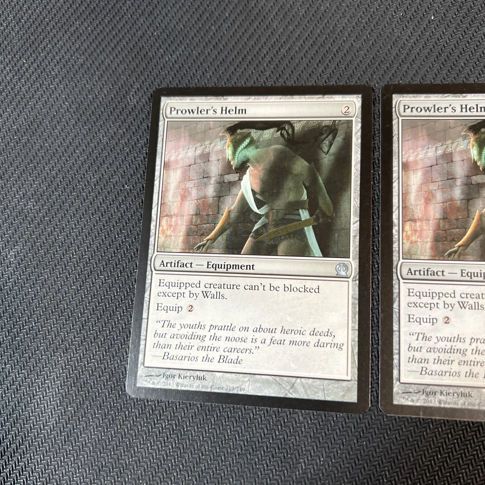 Prowler's Helm Magic The Gathering Mtg Theros Card 2 - Image 2 of 4
