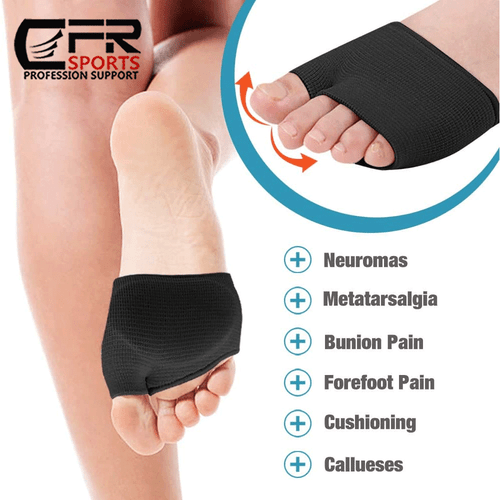 Metatarsal Pads of Foot Cushions Soft Gel Ball of Foot Pads Inserts Men Women HG - Picture 3 of 14