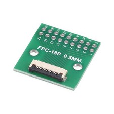FFC FPC PCB Converter Board 18 Pin 0.5mm Pitch to DIP 2.54mm Single Side