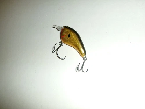 Rapala DT Flat Dives To 3 Gold Lure Coffin Lip - Used