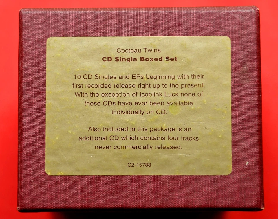 COCTEAU TWINS – Cocteau Twins Singles Collection - BOX SET - 10 CD - US - 1991 - Bild 2 von 4