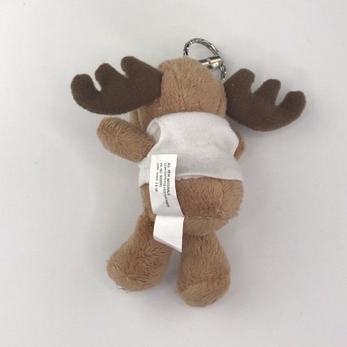 Steven Smith Plush Moose Keychain Mini 4” Stuffed Animal With D2L Shirt - Picture 9 of 9