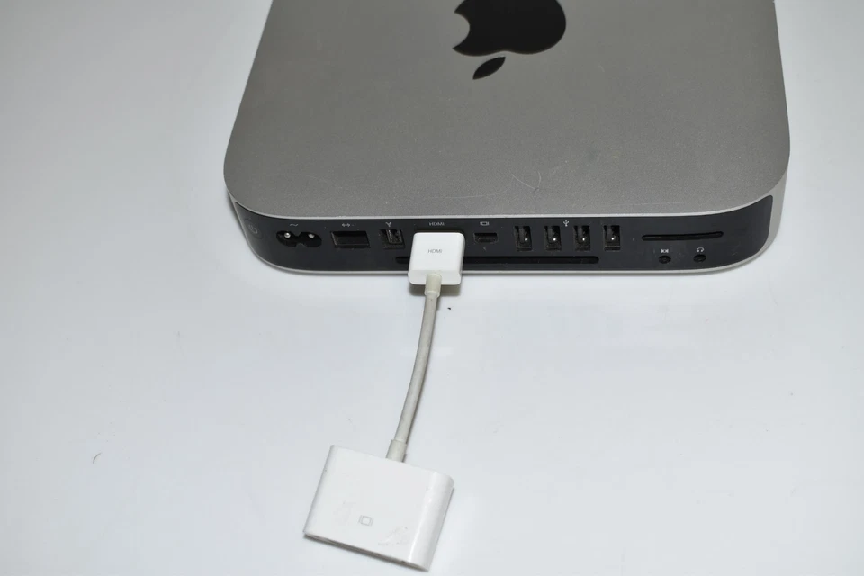 ^^ Apple Mac Mini Model A1347 50-60 Hz Desktop w/Dongle (FEA4) - Image 2 of 3