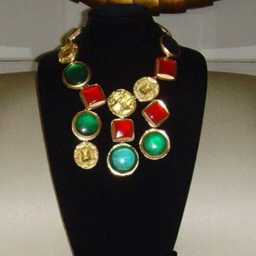 Kenneth J Lane (KJL) Statement Bib Necklace - image 7