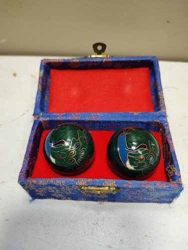 Peacock Baoding Balls Chiming Chinese Balls for Hand Therapy and Stress Relief - Picture 5 of 14