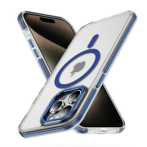 Coque Téléphone Magnétique Bord Transparent pour iPhone 13 14 15 16 Pro Max Antichoc - Photo 12 sur 21