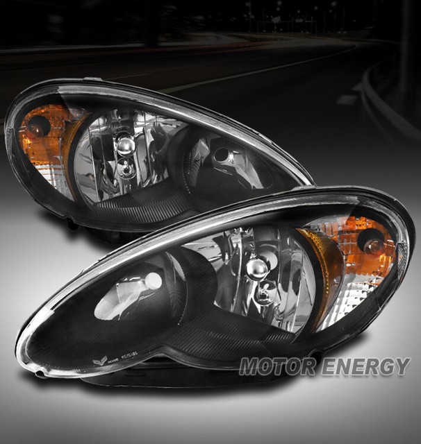 FOR 06 07 08 09 10 CHRYSLER PT CRUISER HEADLIGHT HEADLAMP BLACK LEFT