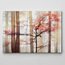 Wexford Home Orange Awakening Gallery Wrapped Canvas Wall Art 32L" x 48W"