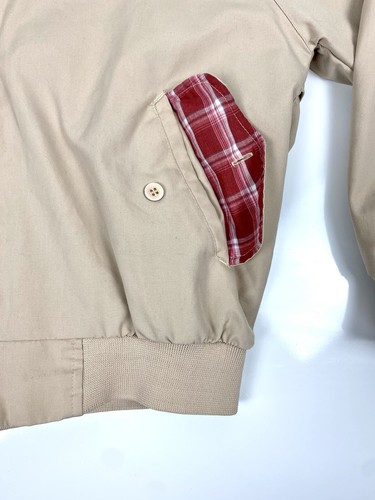 Vtg Montgomery Ward Light Plaid Lined Jacket Coat Members Only Style Womens L - Picture 3 of 11