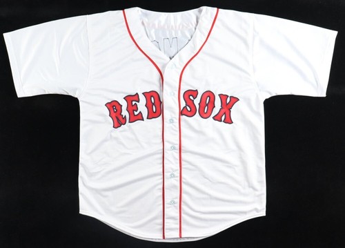 Johnny Damon Signed Boston Red Sox White Home Jersey (JSA) 2xWorld Series Champ - Picture 3 of 6