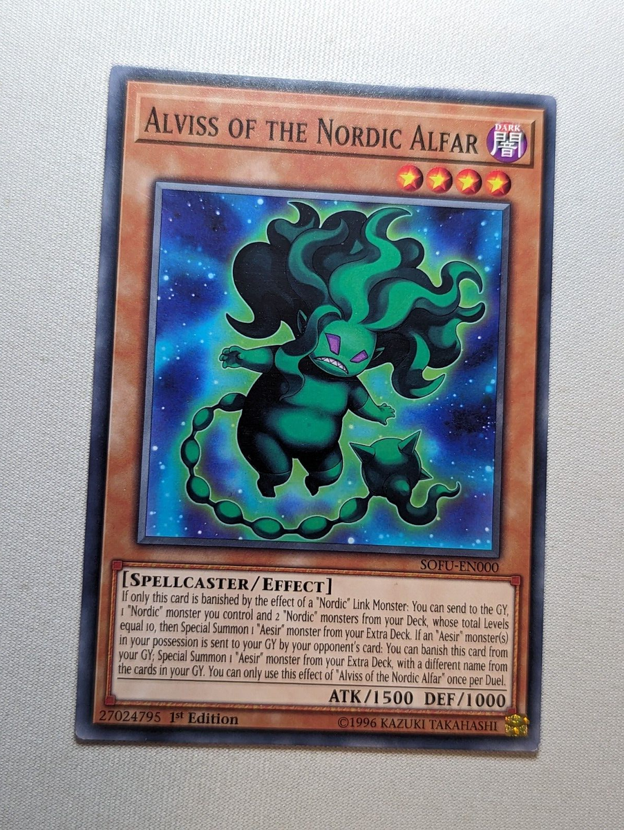 Yu-Gi-Oh! Alviss The Nordic Alfar Card | SOFU-EN000 Common 1st Edition - Soul Fusion - View #4