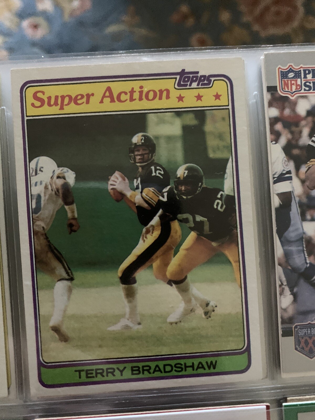 4 Terry Bradshaw Topps football cards | eBay