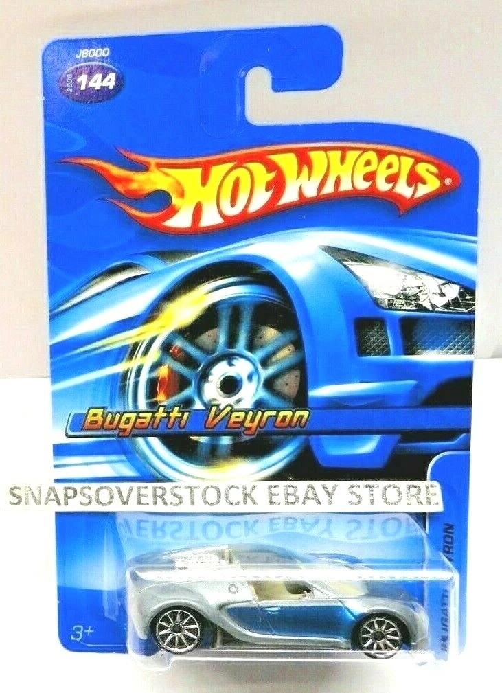 2006 HOT WHEELS BUGATTI VEYRON W CHROME 10 SPOKE RIMS HW 144