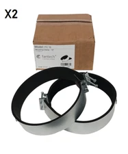 (X2)Fantech FC 10" Duct Mounting Clamps  411122