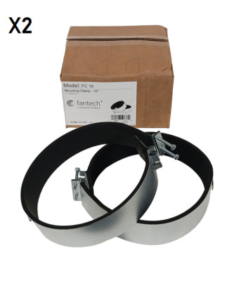 (X2)Fantech FC 10'' Duct Mounting Clamps  411122