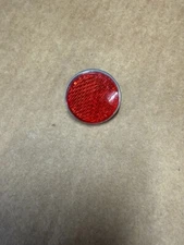 Gulco Bright Star No 325 Red 1 3/8" Bicycle Reflector Schwinn Monark Higgins NOS