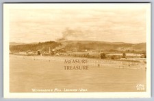C.1940 RPPC LONGVIEW, WA WASHINGTON WEYERHAUSER MILL ELLIS PHOTO Postcard P60