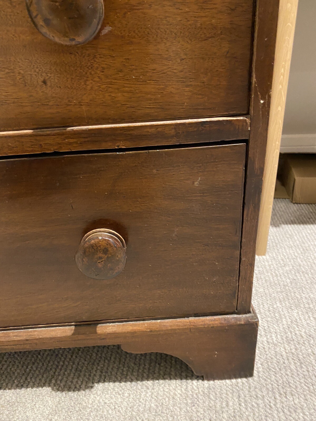 Antique mahogany chest of drawers eBay