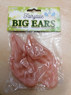 Pointy Ruber Instant Rubber Elf Pointy Ears Fancy Dress Christmas Cosplay Costumes ...