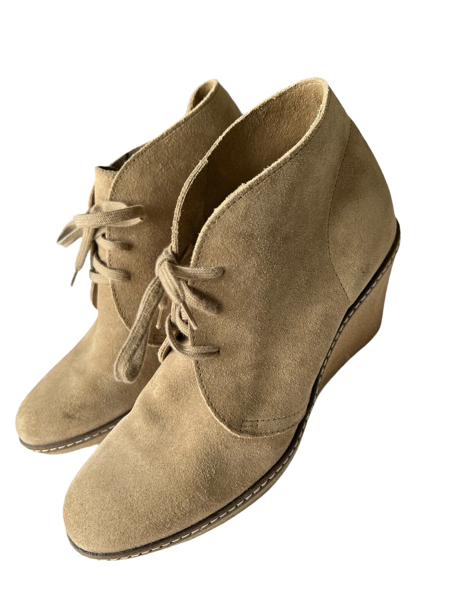 J crew cheap wedge boots