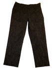 Women's Gray/Black Leopard Capri w/side Zip, Size 10, by Time & Tru — photo 1