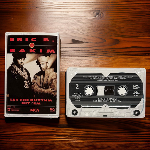 •ERIC B. & RAKIM - LET THE RHYTHM HIT EM’• ~1990 OG PRESSING~ (CASSETTE) (3) - Picture 3 of 6