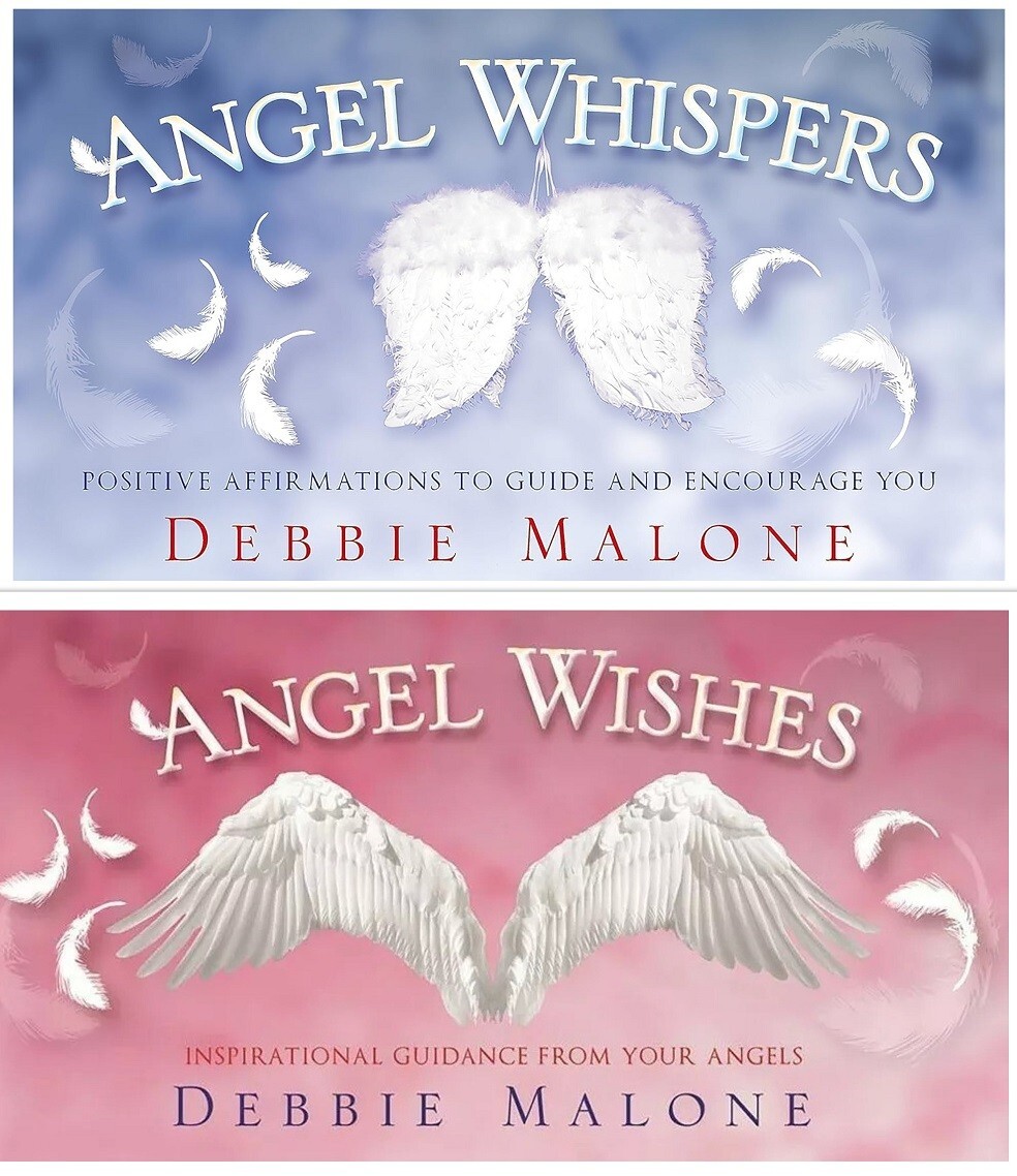 Angel Whispers + Wishes Positive Affirmations Spiritual Cards Debbie Malone