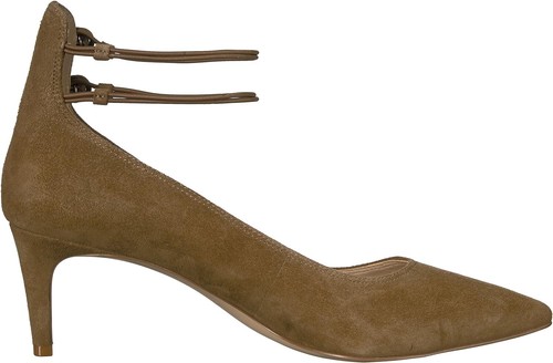 NIB - NINE WEST Women's 'SAWTELLE' Green SUEDE Strappy PUMP / HEELS - US 10.5 M - Picture 3 of 8